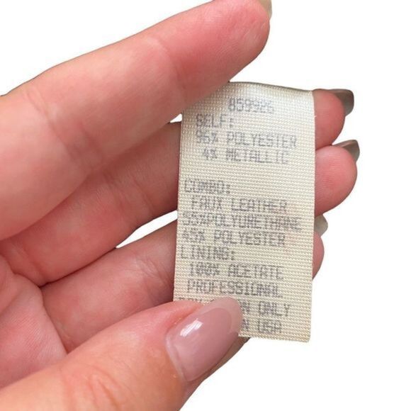 ALBERTO MAKALI Faux Leather Stitched Cardigan - Picture 4 of 4